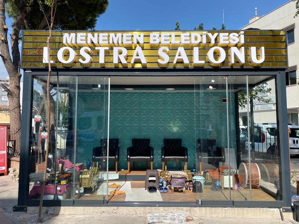 Menemen Lostra Salonu Işıklı Tabela- 230