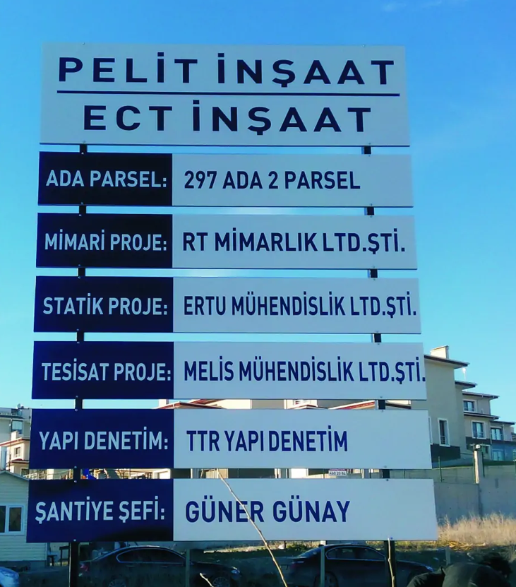 İnşaat Tabelaları  - 209 